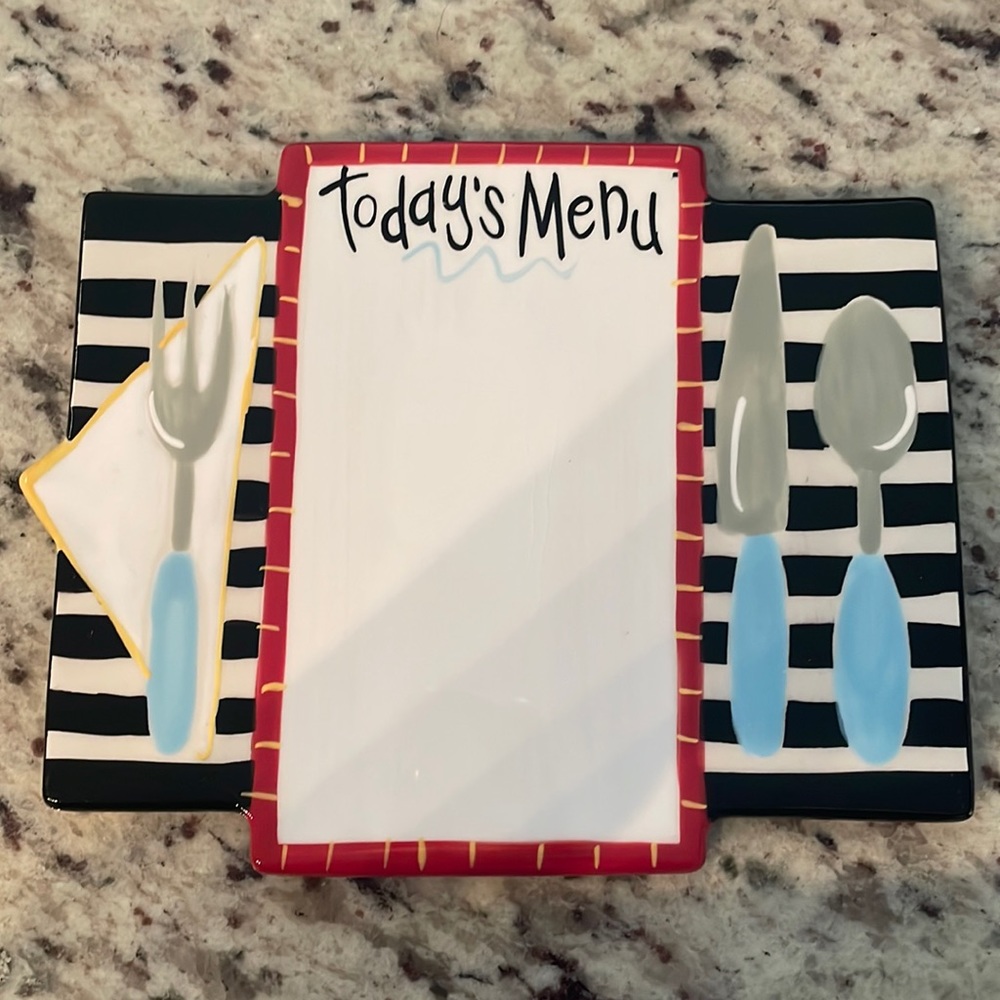 DISCONTINUED “Todays Menu” large attachment